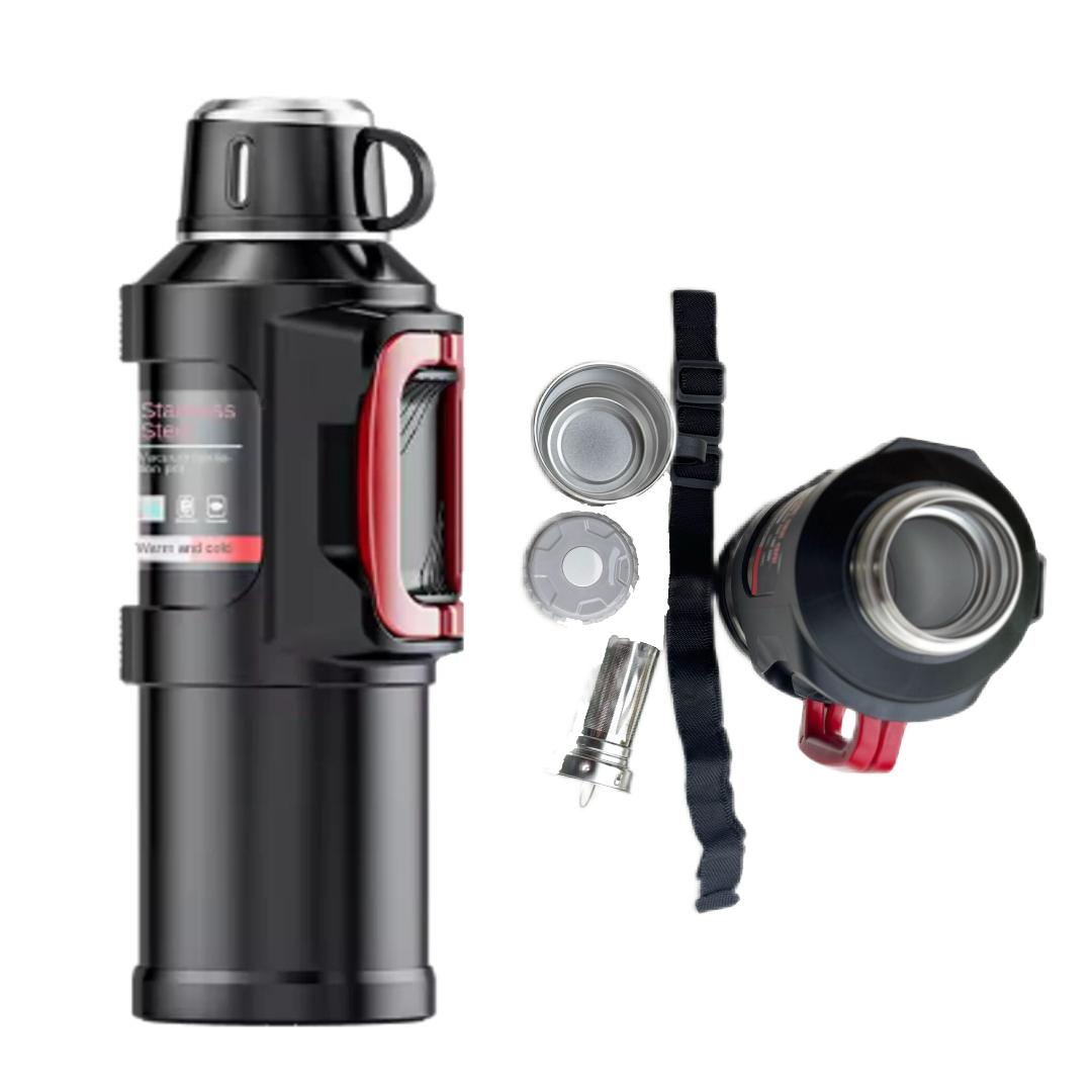 101oz Stainless Steel Thermos Bottle – Double Wall Vacuum Flask | Keeps Drinks Hot or Cold for 24 Hours | Perfect for Truck, Uber & Lyft Drivers, Camping & Trave