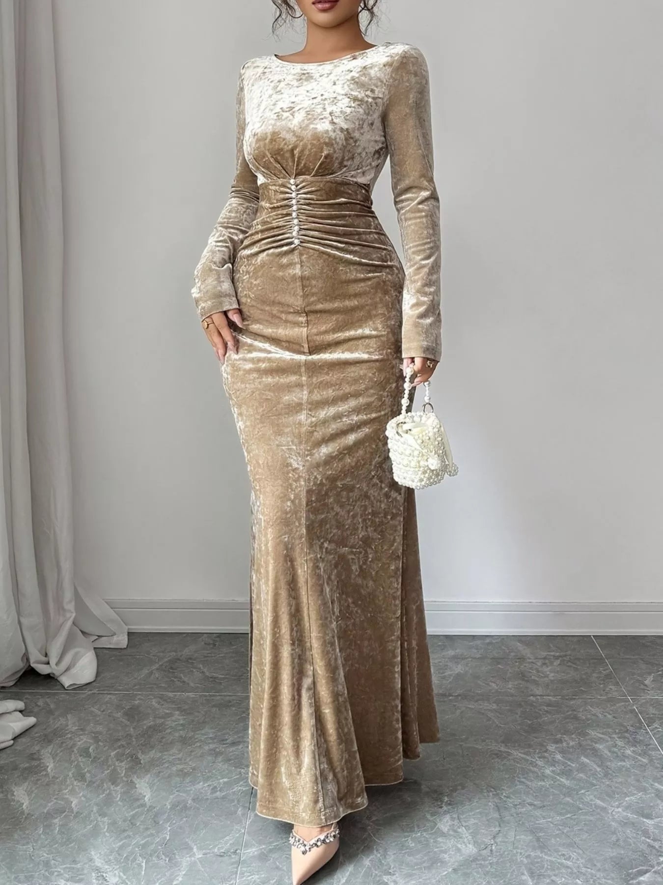cold shoulder lace sleeve bodycon velvet formal party maxi dresses Amazon.com: Vakkest Women Off The Shoulder Formal Dresses Long Sleeve Evening Party Velvet Maxi Dress High Split Gowns Black : Clothing, Shoes & Jewelry