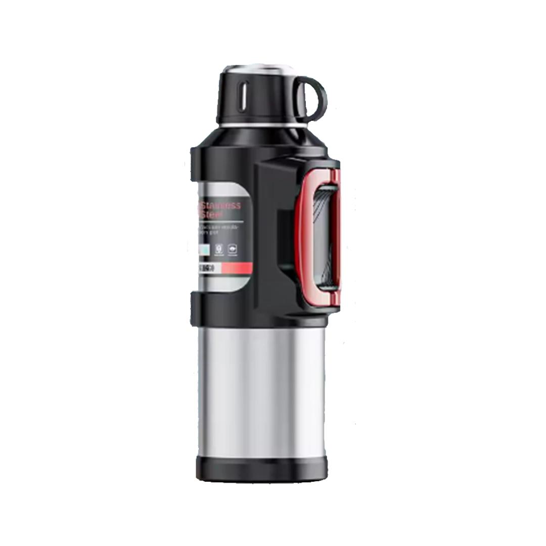 135oz Stainless Steel Travel Thermos – Large Capacity Portable Bottle for Car & Camping