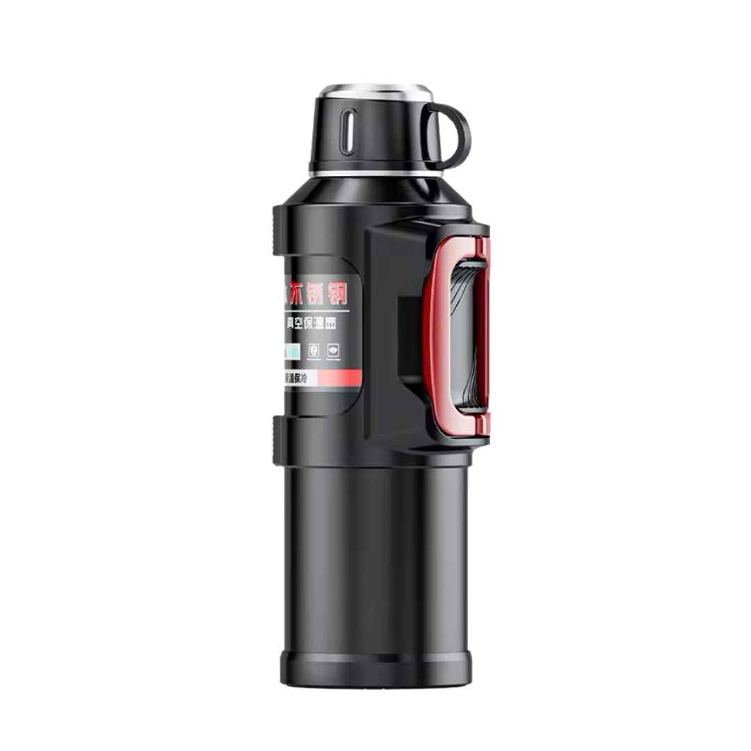 135oz Stainless Steel Travel Thermos – Large Capacity Portable Bottle for Car & Camping