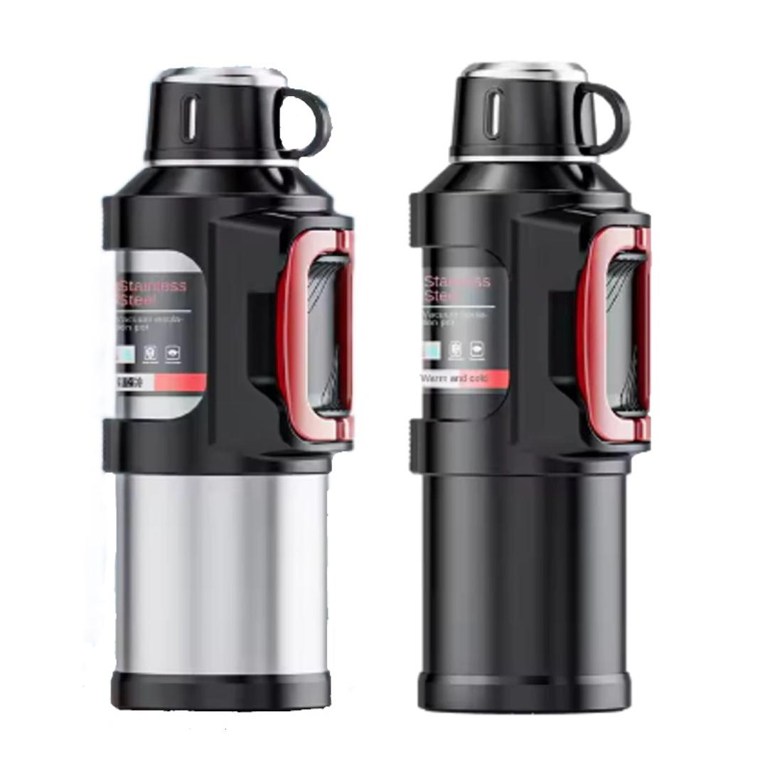 135oz Stainless Steel Travel Thermos – Large Capacity Portable Bottle for Car & Camping