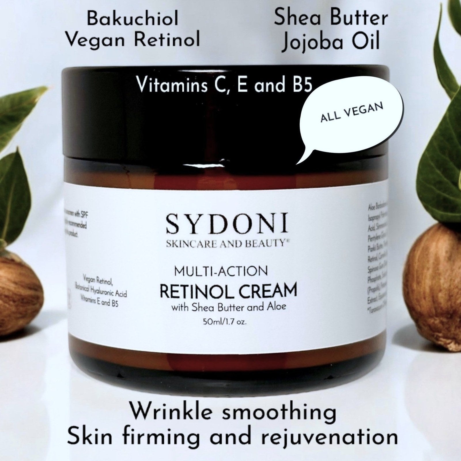 SYDONI Retinol Cream – Hydrating, 1.7 fl oz