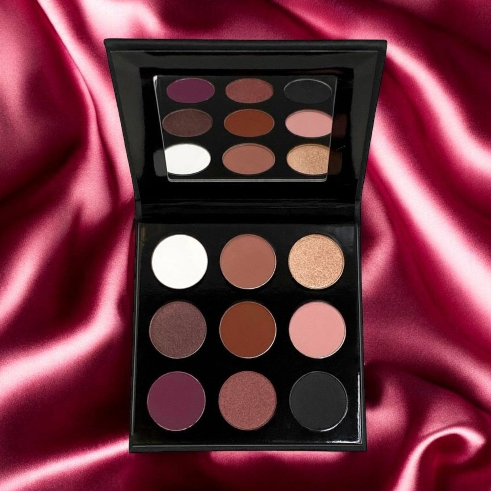SYDONI Rose Eyeshadow Palette – Pink & Burgundy Shades.