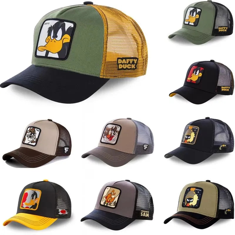 Anime Snapback Cap – Unisex Cotton Streetwear Hat
