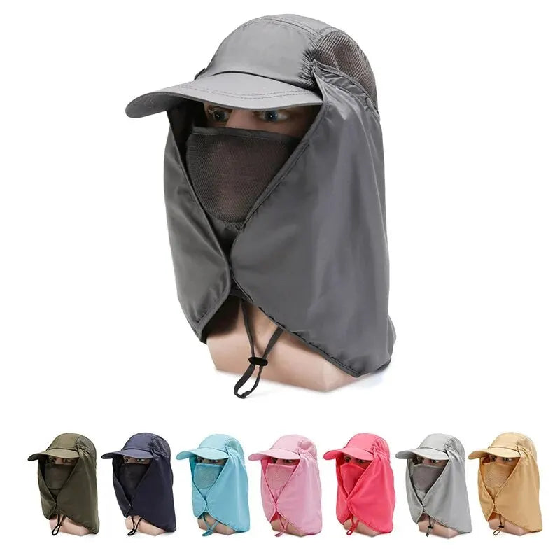 Summer UV Sun Cap – Breathable, Detachable Shield