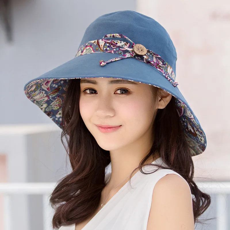 Women's Sun Hat – Foldable, UV Protection