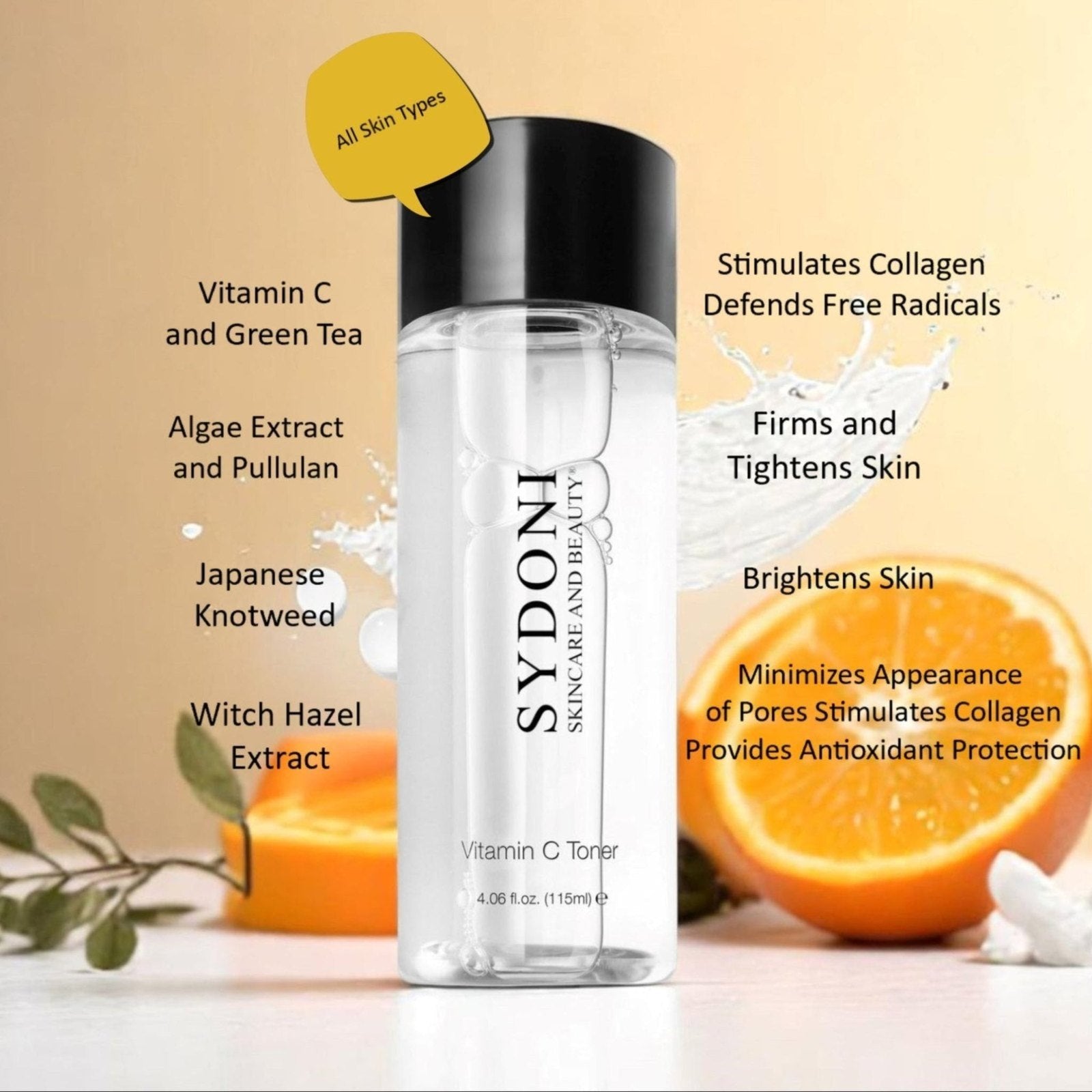 SYDONI Vitamin C Brightening & Hydrating Facial Toner